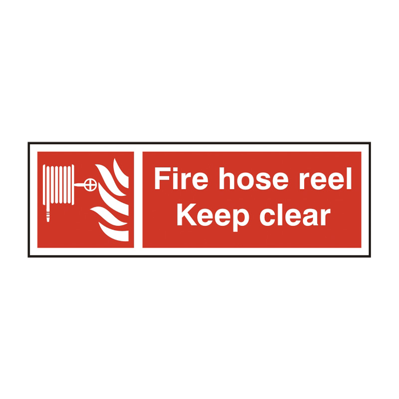 Fire hose Keep clear - SAV (300 x 100mm)