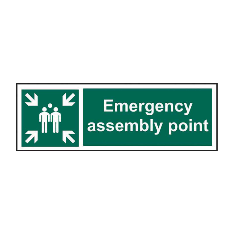 Emergency Assembly point - SAV (300 x 100mm)