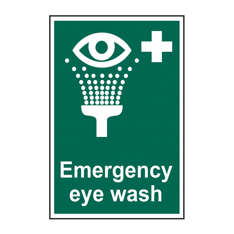 Emergency eye wash - SAV (200 x 300mm)