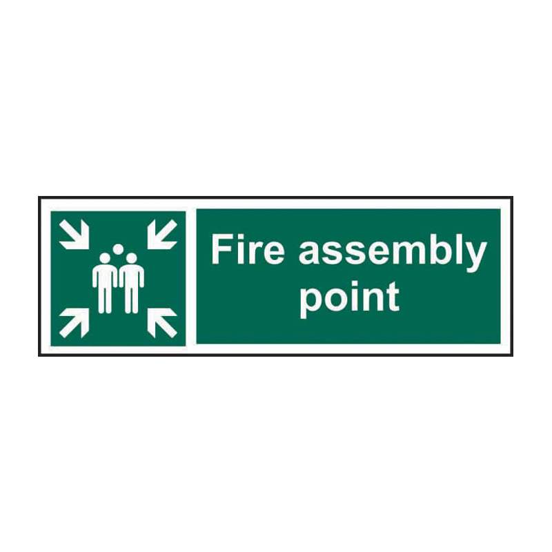 Fire assembly point - SAV (300 x 100mm)