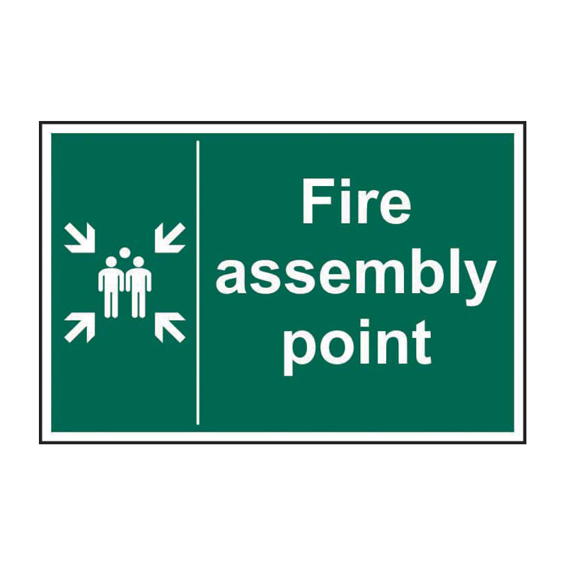 Fire assembly point - SAV (300 x 200mm)