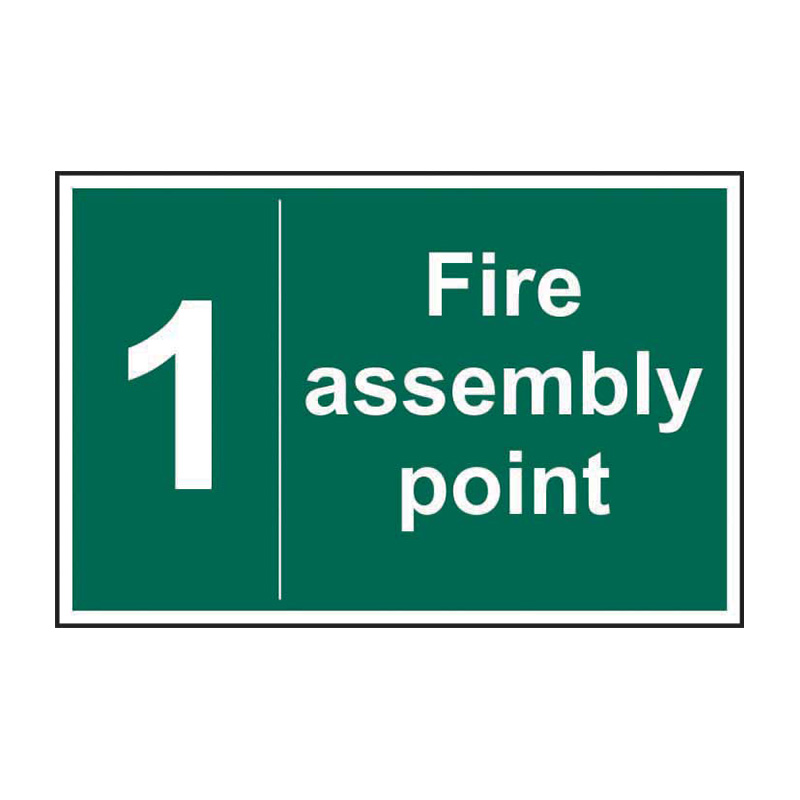 Fire assembly point 1 - SAV (300 x 200mm)