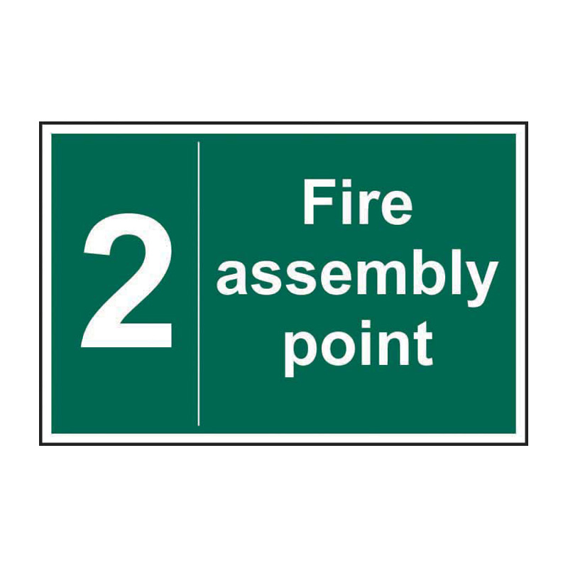 Fire assembly point 2 - SAV (300 x 200mm)