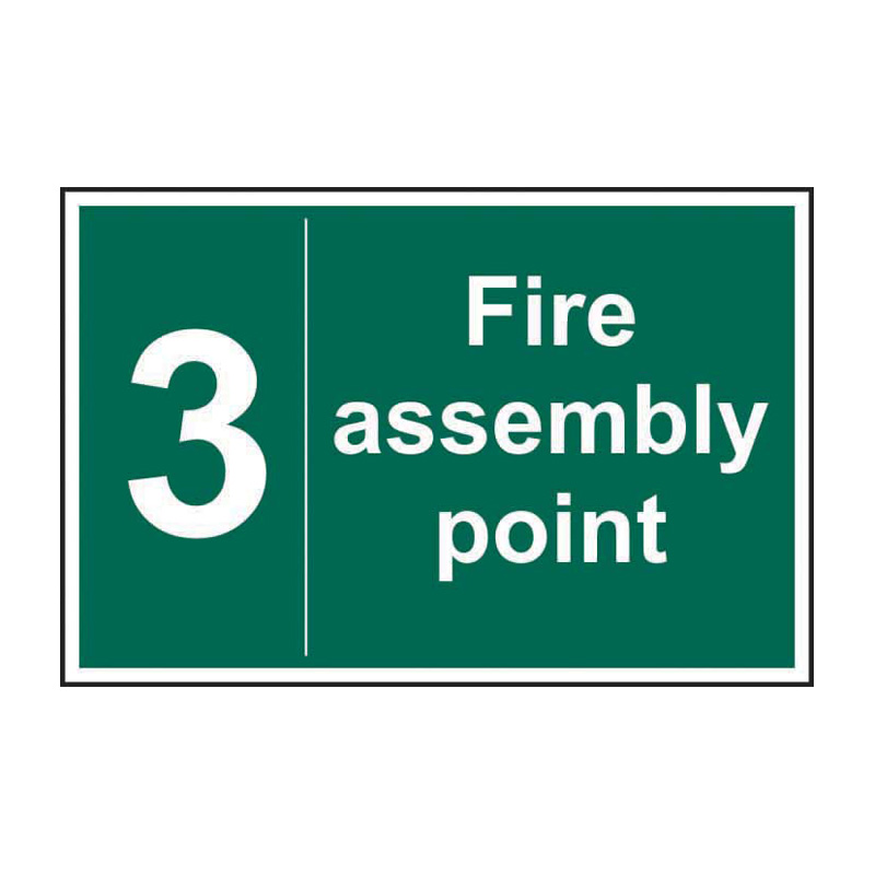 Fire assembly point 3 - SAV (300 x 200mm)