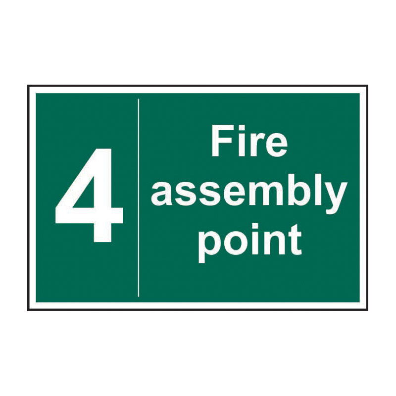 Fire assembly point 4 - SAV (300 x 200mm)