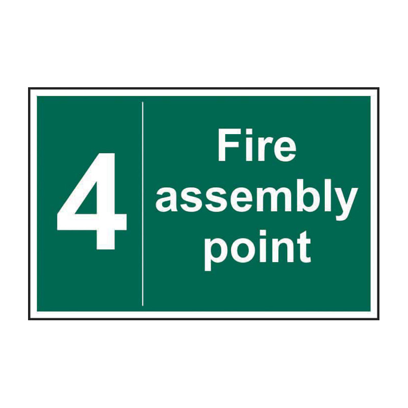 Fire assembly point 4 - SAV (600 x 400mm)