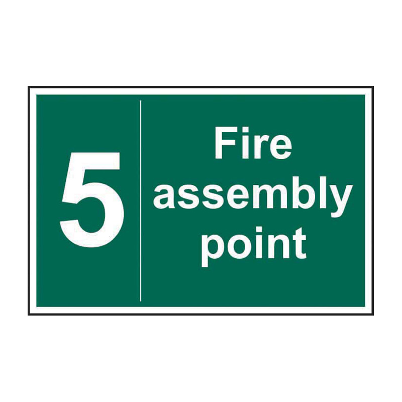 Fire assembly point 5 - SAV (300 x 200mm)