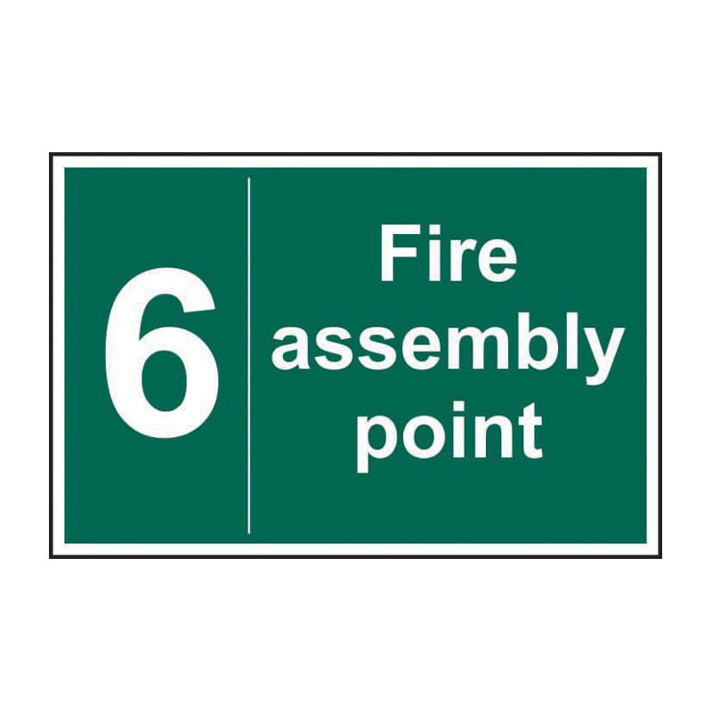 Fire assembly point 6 - SAV (300 x 200mm)