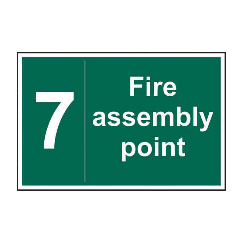 Fire assembly point 7 - SAV (600 x 400mm)