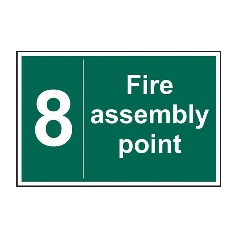 Fire assembly point 8 - SAV (300 x 200mm)