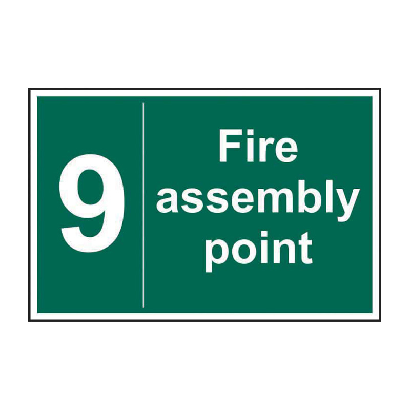 Fire assembly point 9 - SAV (600 x 400mm)