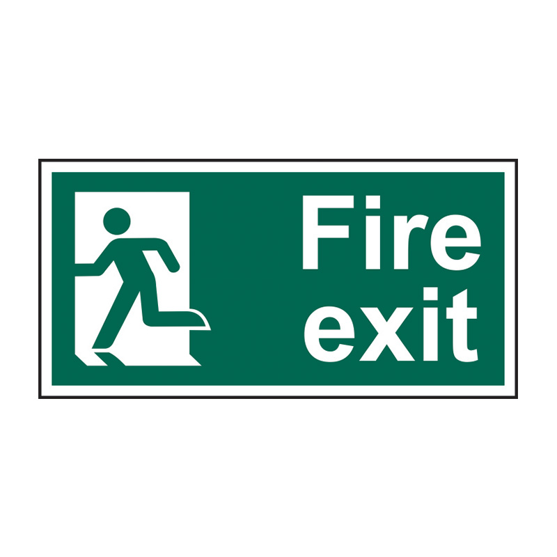 Fire exit (Man left) - SAV (300 x 150mm)