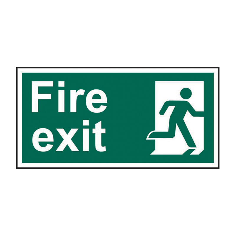 Fire exit (Man right) - SAV (300 x 150mm)