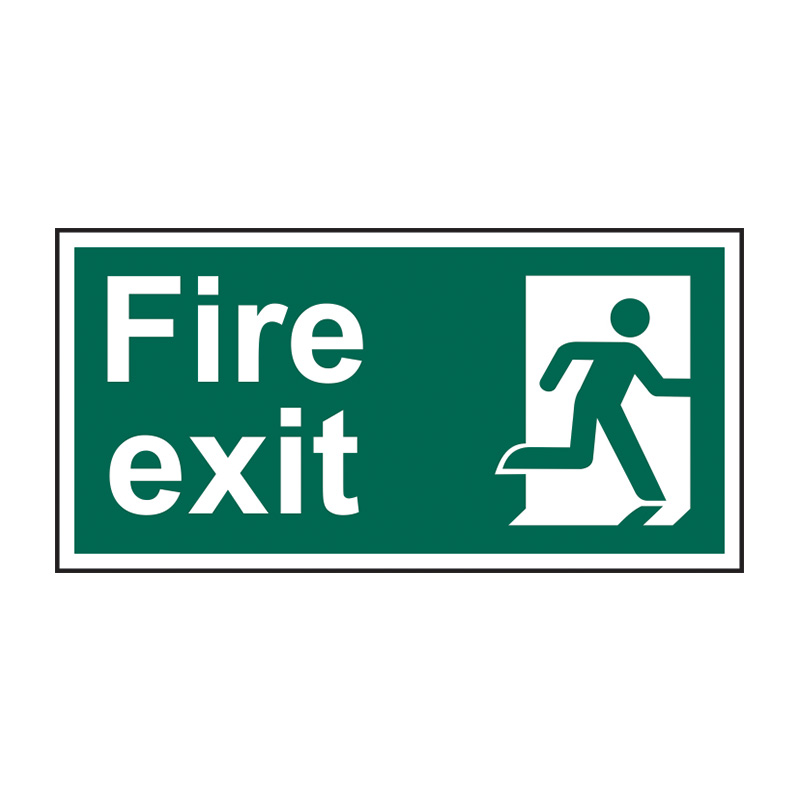 Fire exit (Man right) - SAV (400 x 200mm)