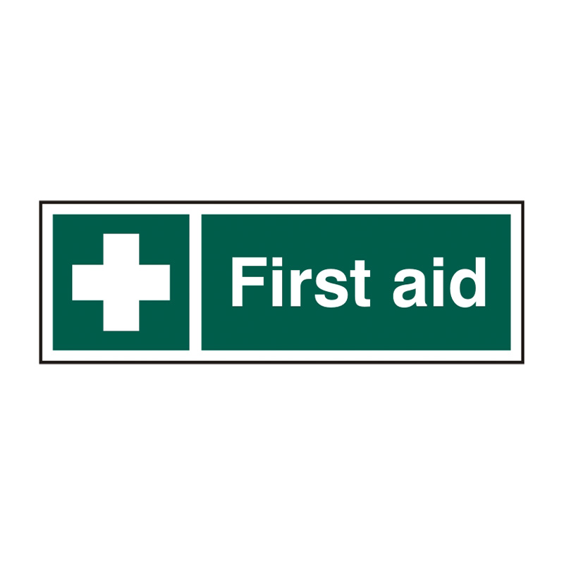 First aid - SAV (300 x 100mm)<br>(supersedes 12389)