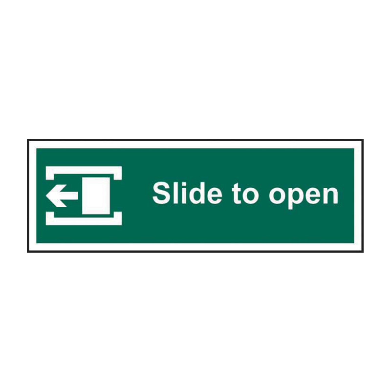 Slide to open (left) - SAV (300 x 100mm)