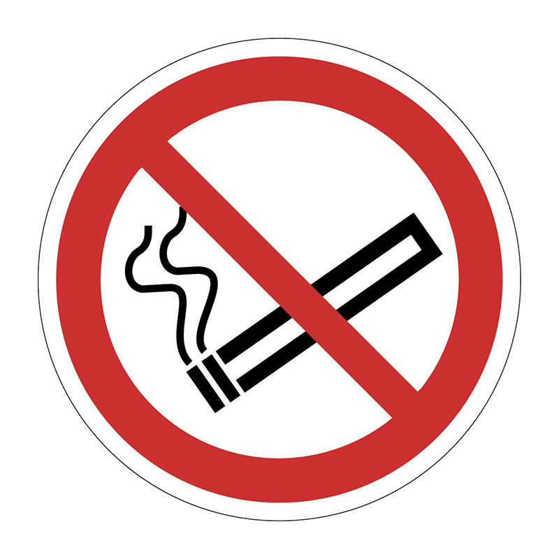 400mm dia. No Smoking Symbol Floor Graphic