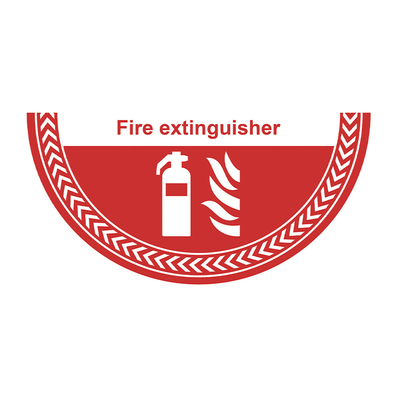 Fire Extinguisher - R9 Floor Graphic (750mm x 375mm)