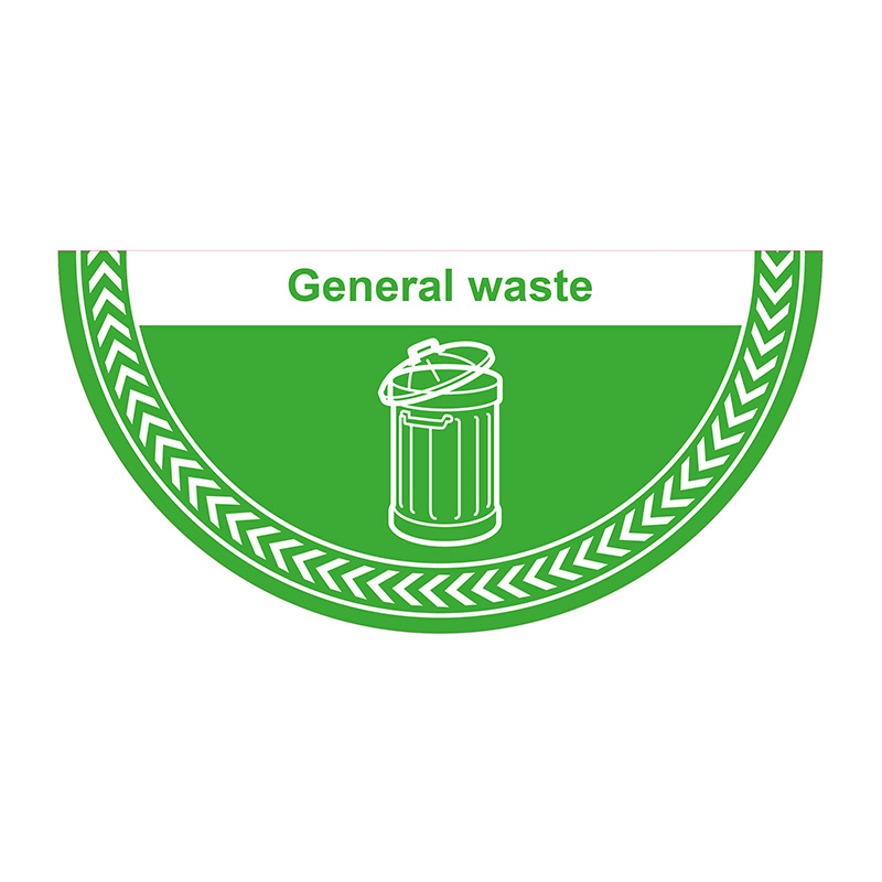 General Waste - R9 Floor Graphic (750mm x 375mm)