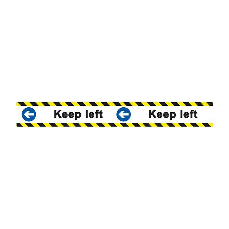 Keep Left - R9 Floor Graphic (800mm x 100mm)