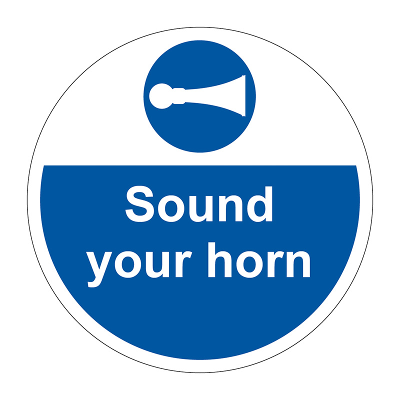 Sound Your Horn - R9 Floor Graphic (400mm dia.)