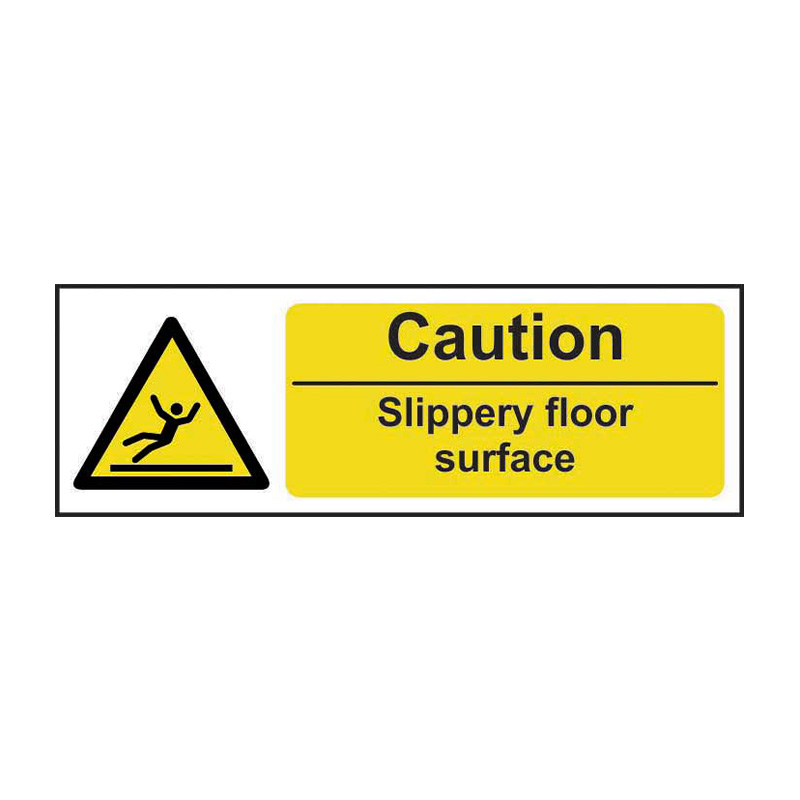 Caution Slippery floor surface - SAV (300 x 100mm)