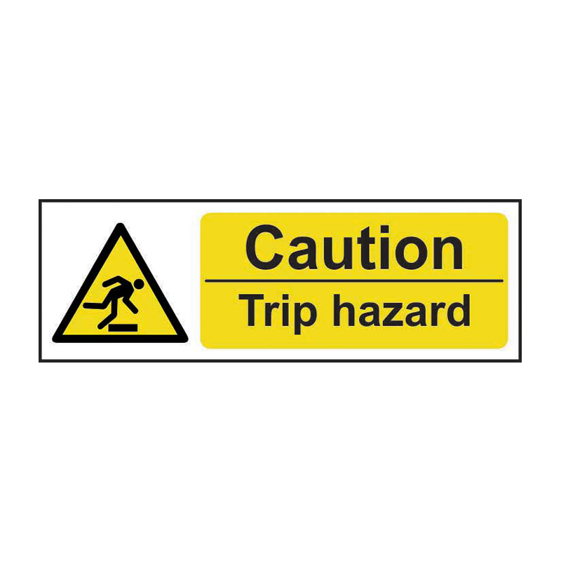 Caution trip hazard - SAV (300 x 100mm)