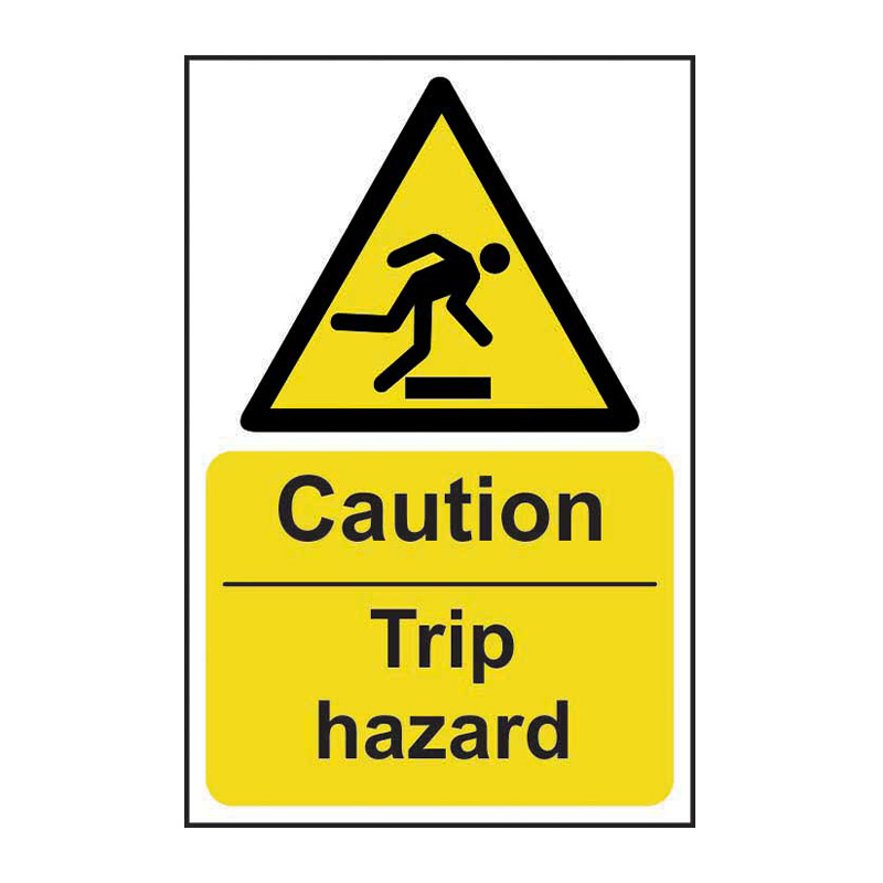 Caution trip hazard - SAV (600 x 450mm)