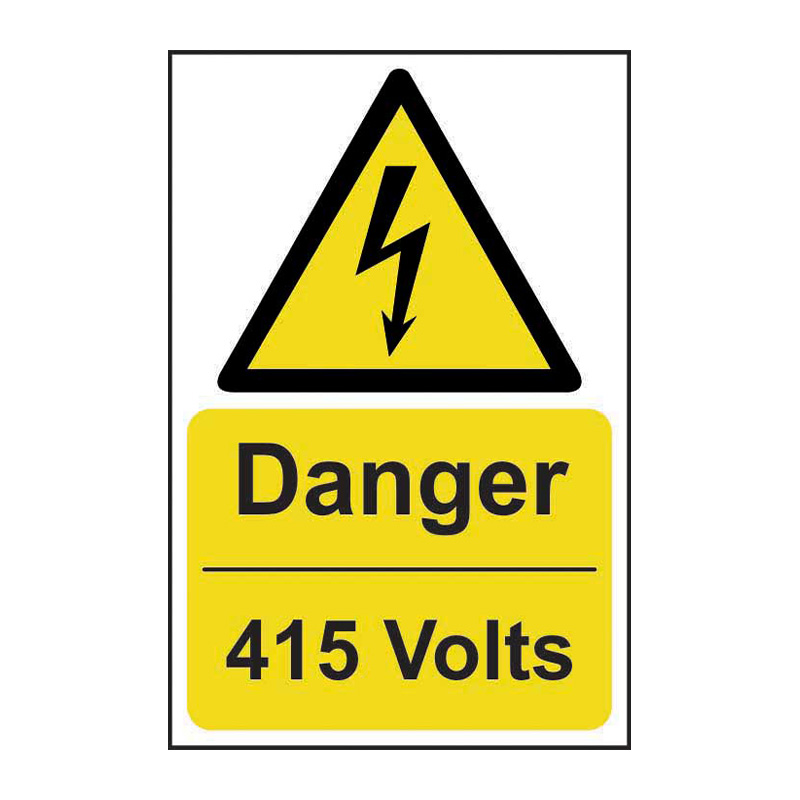 Danger 415 volts - SAV (200 x 300mm)