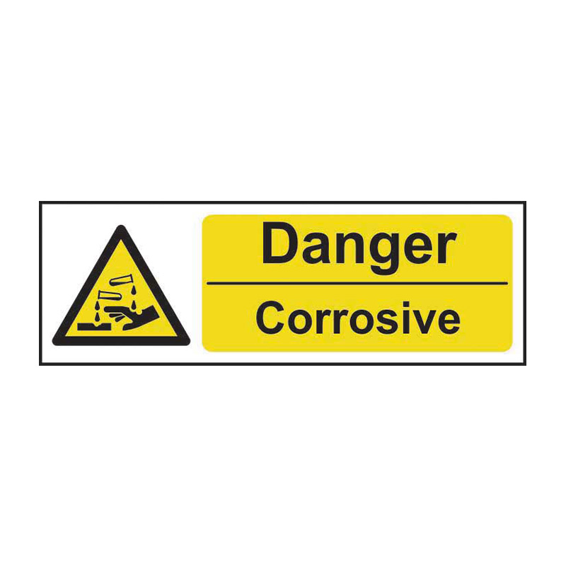 Danger Corrosive - SAV (300 x 100mm)