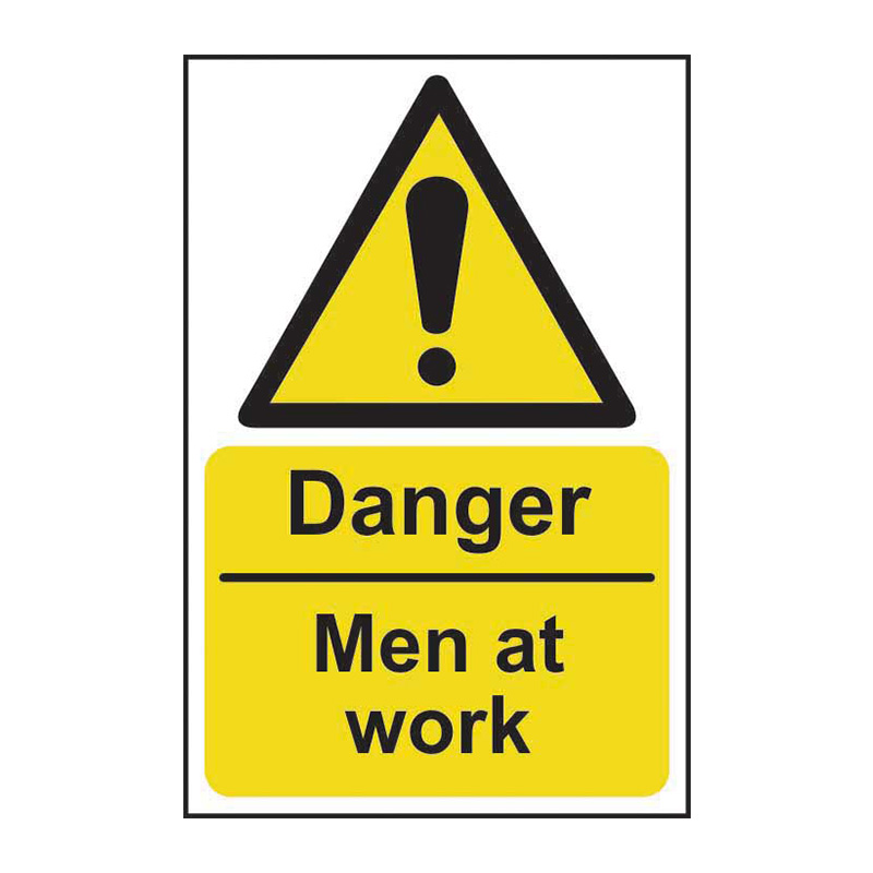 Danger Men at work - SAV (200 x 300mm)