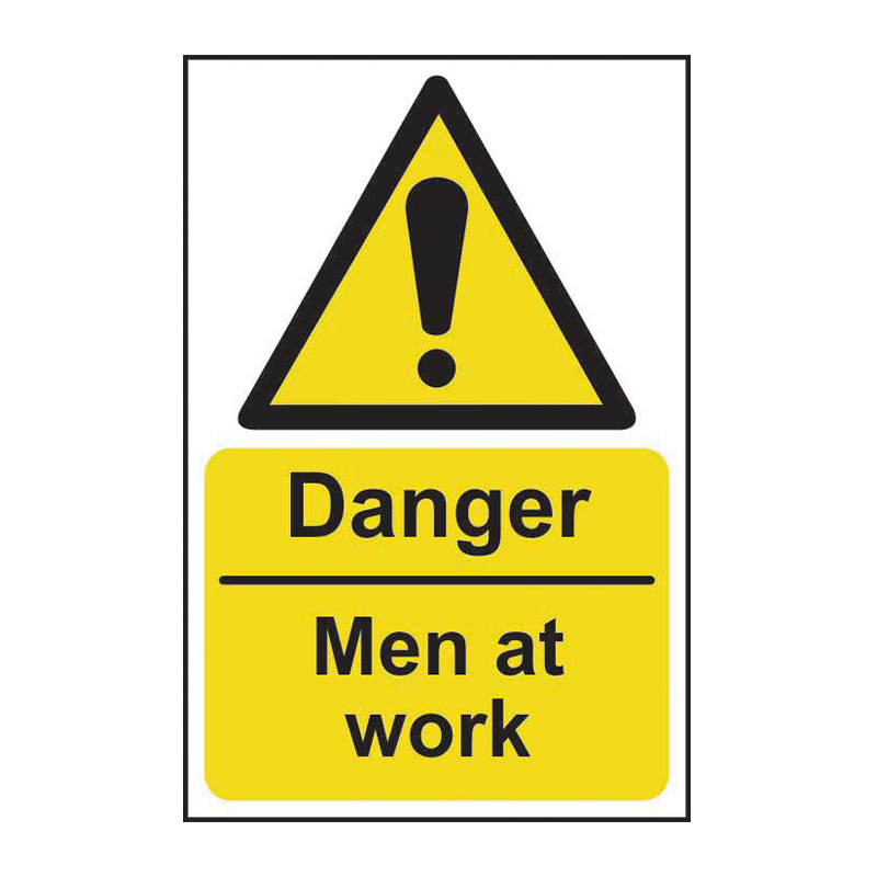 Danger Men at work - SAV (400 x 600mm)