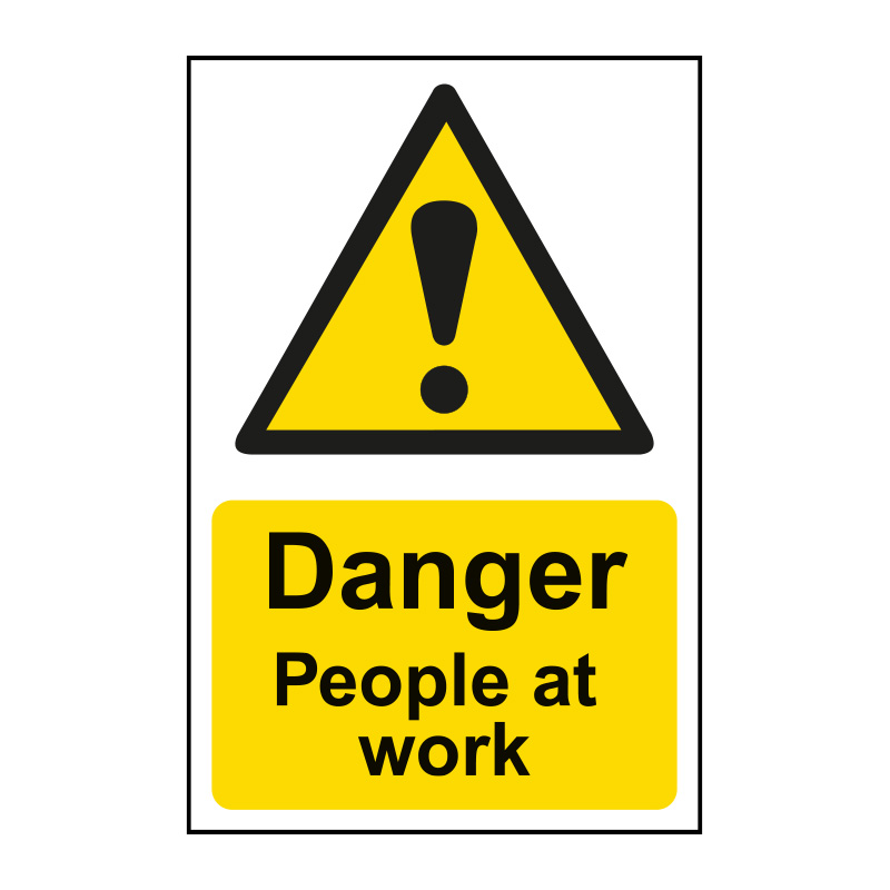 Danger People at work - SAV (200 x 300mm