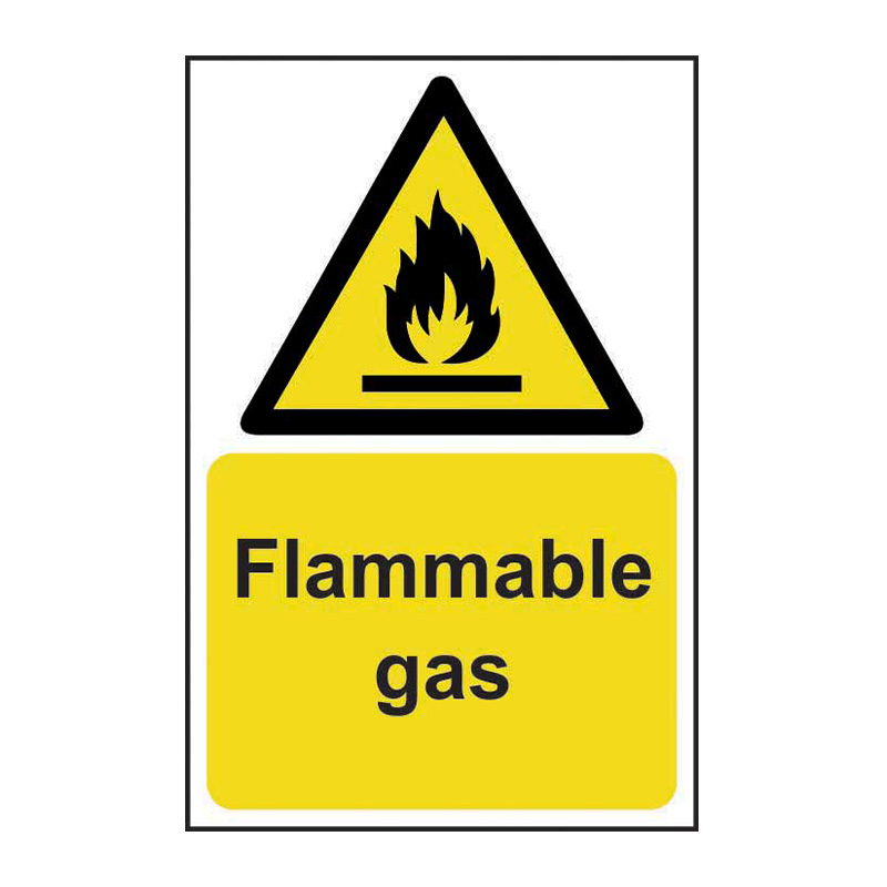 Flammable gas - SAV (200 x 300mm)