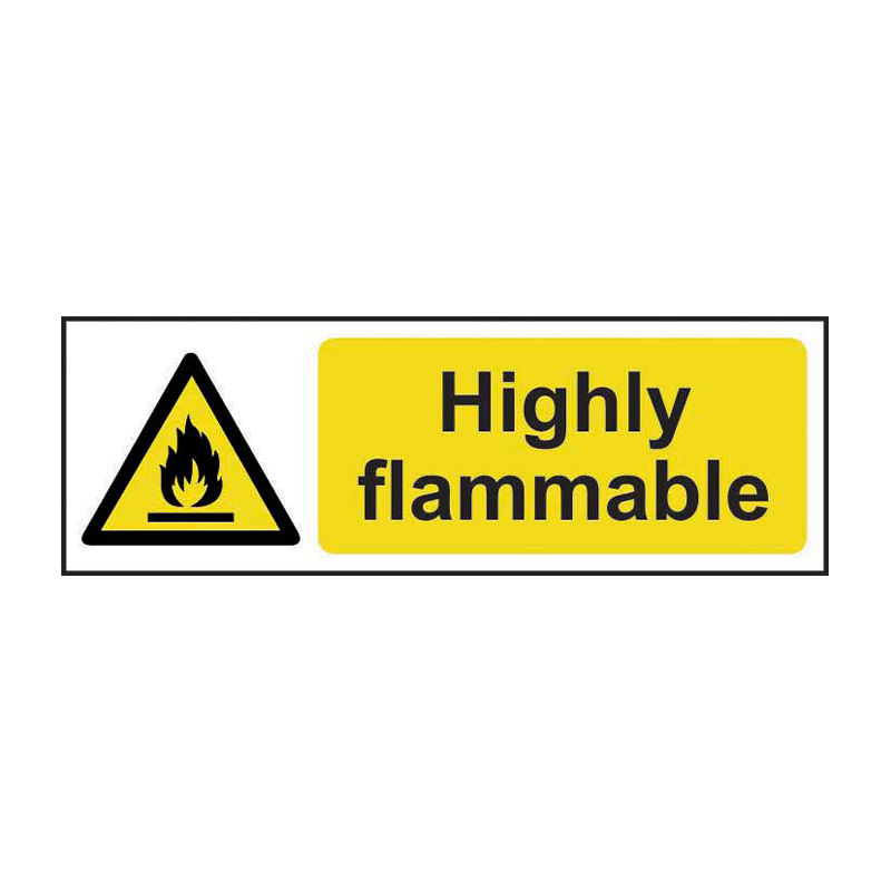 Highly flammable - SAV (300 x 100mm)