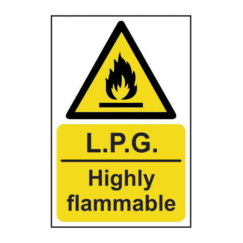 LPG Highly flammable - SAV (200 x 300mm)