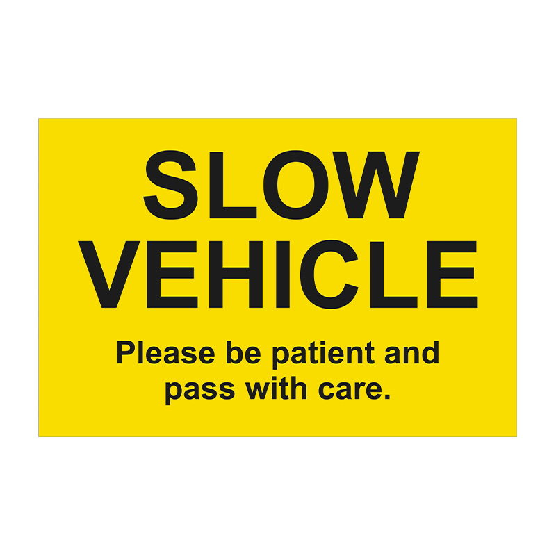 Slow vehicle - SAV (600 x 400mm)