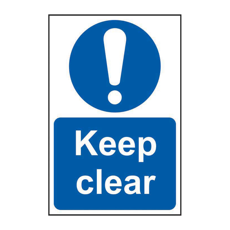 Keep clear - SAV (150 x 200mm)