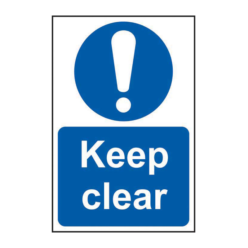 Keep clear - SAV (200 x 300mm)