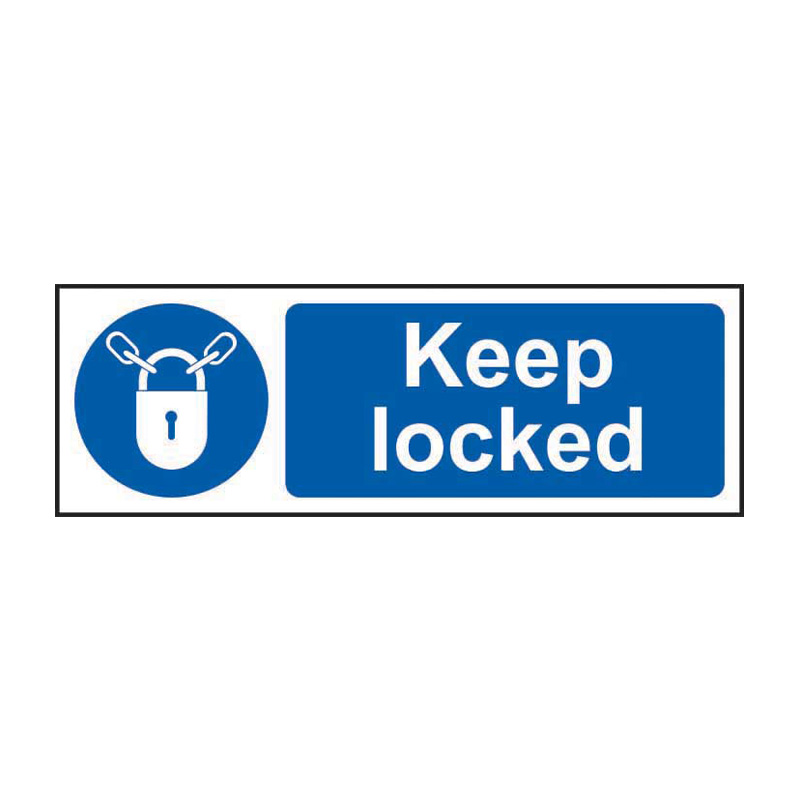 Keep locked - SAV (300 x 100mm)