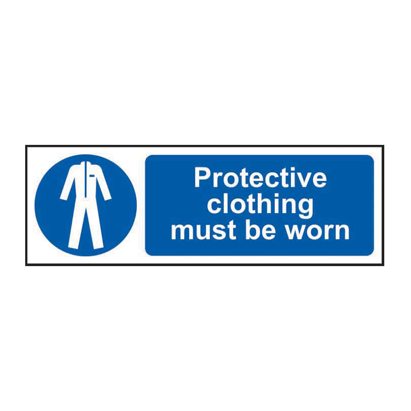 Protective clothing must be worn - SAV (300 x 100mm)