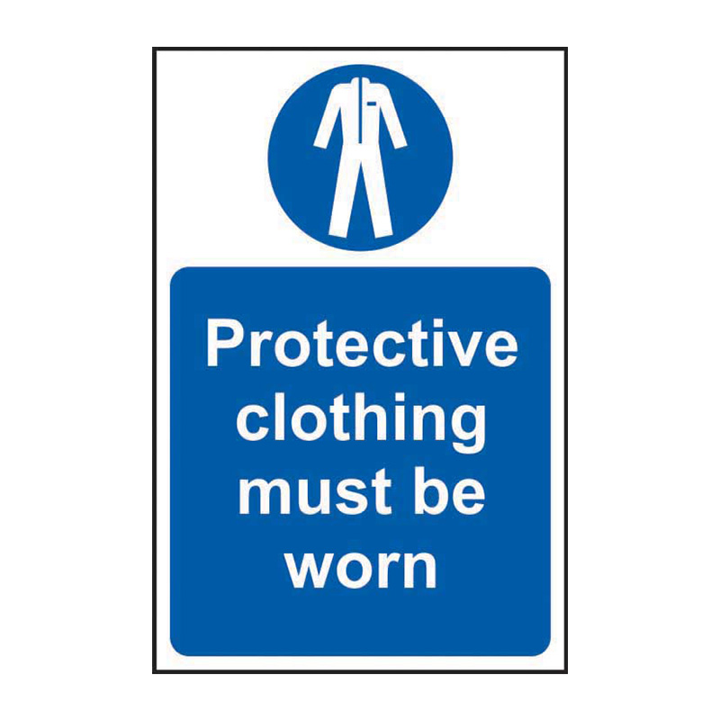 Protective clothing must be worn - SAV (400 x 600mm)