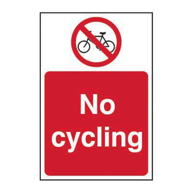 No cycling - SAV (200 x 300mm)