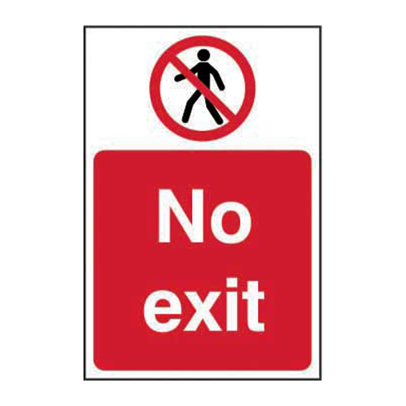 No exit - SAV (400 x 600mm)