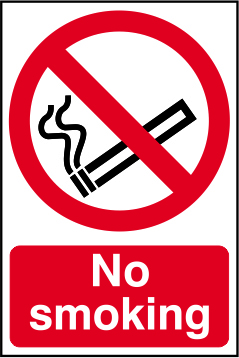 No smoking - SAV (100 x 150mm)