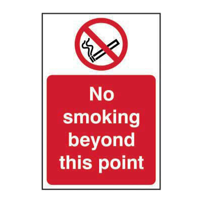 No smoking beyond this point - SAV (400 x 600mm)