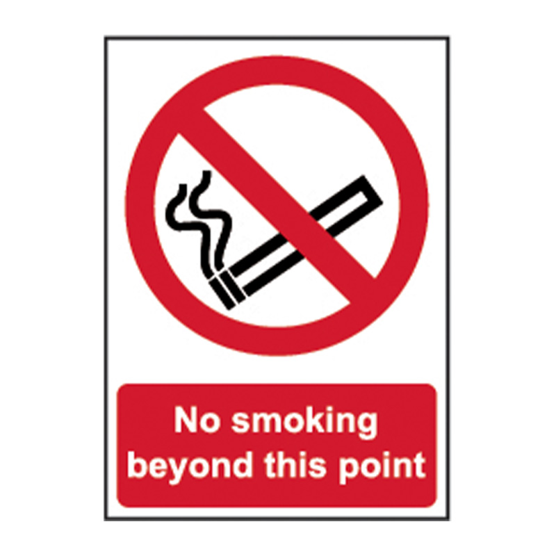 No Smoking Beyond This Point SAV (148mm x 210mm)