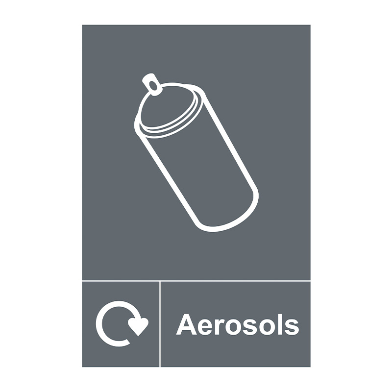 Recycling: Aerosols - SAV (200 x 300mm)