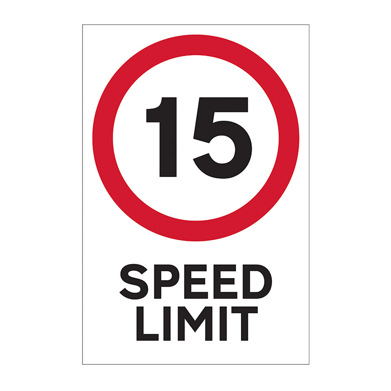 15mph speed limit - FMX (400 x 600mm)