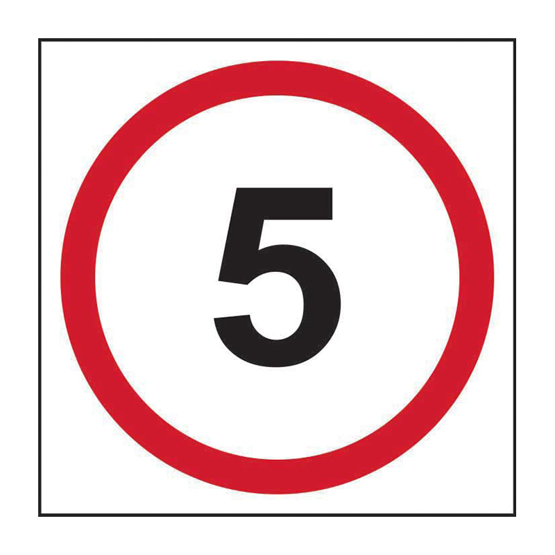 5mph (speed limit) - FMX (400 x 400mm)